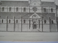 Church of St. Hilaire , Rouen, France, EUR, 1878, L. Sauvageot