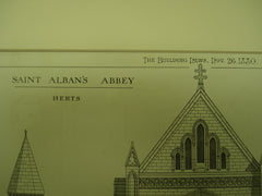 Saint Alban's Abbey , Hertfordshire, UK, 1880, Sir Edmund Beckett