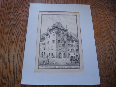 Nassau House, Nurnberg, Bavaria, EUR, 1878, L.S. Ipsen