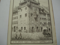 Nassau House, Nurnberg, Bavaria, EUR, 1878, L.S. Ipsen