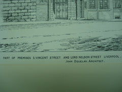 Premises on St. Vincent Street and Lord Nelson Street , Liverpool, UK, 1880, Cope Bros. and Co.