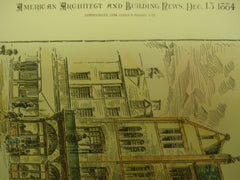 Business Premises for the Gunton Estate , Washington, DC, 1884, Hornblower & Marshall