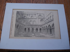 Cloister of the Cathedral , Le Puy, France, EUR, 1892, Unknown