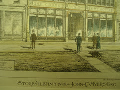 Store for John C. Myers , Albany, NY, 1884, Ogden & Wright