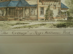 Cottage at Roger Williams Park , Providence, RI, 1878, Stone & Carpenter