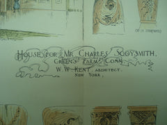 House for Mr. Charles Sooysmith, Green Farms, CT, 1892, W. W. Kent