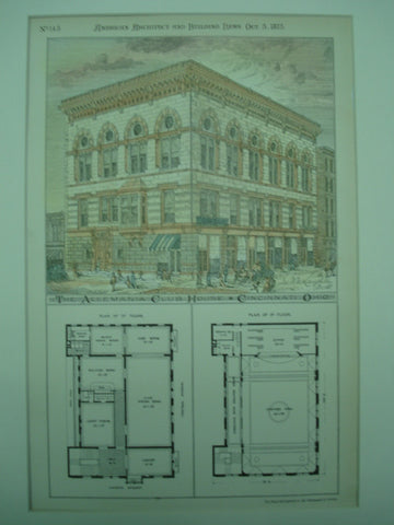 Allemania Club House , Cincinnati, OH, 1878, Jas. Wm. Laughlin