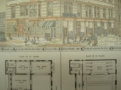 Allemania Club House , Cincinnati, OH, 1878, Jas. Wm. Laughlin