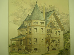 Residence of G. Wallyn, M. D. , Pittsburgh, PA, 1892, S. T. McClarren