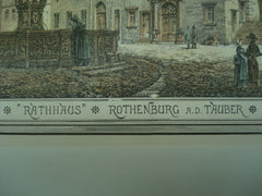 Rathhaus, Rothenburg ob der Tauber, Germany, EUR, 1878, Unknown