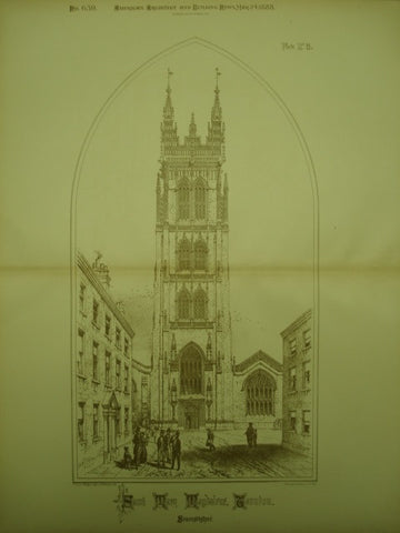Church of Saint Mary Magdaline , Taunton, Somersetshire, England, UK, 1888, Unknown
