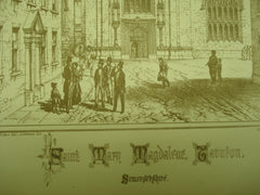 Church of Saint Mary Magdaline , Taunton, Somersetshire, England, UK, 1888, Unknown