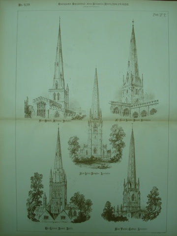 Saint Oswald's Church in Ashbourne, All Saints Church in Buzzard, Saint Helen's Church in Broughton, Saint Vincent's Church in Caythorpe, The Cathedral in Norwich, Ashbourne, Derbyshire, Buzzard, Bedfordshire, Broughton, Lincolnshire, Caythorpe, Lincolnsh