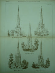Saint Oswald's Church in Ashbourne, All Saints Church in Buzzard, Saint Helen's Church in Broughton, Saint Vincent's Church in Caythorpe, The Cathedral in Norwich, Ashbourne, Derbyshire, Buzzard, Bedfordshire, Broughton, Lincolnshire, Caythorpe, Lincolnsh