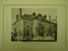 Residence of Judge Adams , St. Louis, MO, 1900, W. Albert Swasey