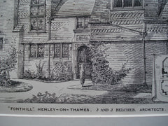 Fonthill, Henley-on-Thames, England, UK, 1881, J and J Belcher
