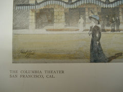 Columbia Theater , San Francisco, CA, 1909, Bliss & Faville