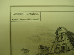 Harrington Gardens Hotel , South Kensington, London, UK, 1881, Ernest George & Peto