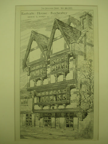 Eastgate House , Rochester, Kent, UK, 1881, Edwin G. Hardy