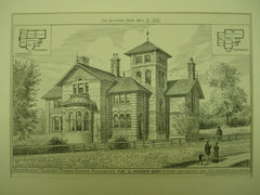 Residence for G. Nodder, Esq., Salisbury, Wiltshire, UK, 1881, John Harding and Son