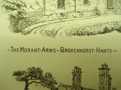 Morant Arms for John Morant, Esq., Brokenhurst, Hampshire, UK, 1881, John Harding & Son