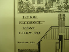 Lodge for F. H. Kay, Esq. , Frant, Tunbirdge Wells, UK, 1881, Ed Salomons & R. Selden Wornum