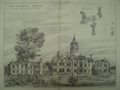 New Infirmary , Cardiff, Wales, UK, 1881, James Seward & Thomas