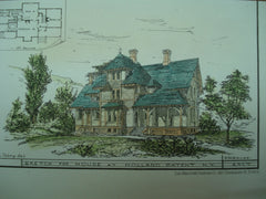 Sketch for a House at Holland Patent, Holland Patent, NY, 1890, F. H. Gouge
