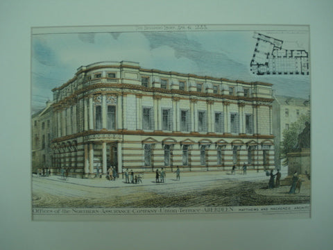 Offices of the Northern Assurance Company at Union Terrace , Aberdeen, Scotland, UK, 1883, Matthews and Mackenzie