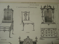 Chippendale Furniture, NA, 1883, Maurice B. Adams