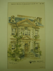 Arnold's Mansion , Fairmont Park, Philadelphia, PA, 1894, Frank A. Park