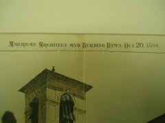 New York State Building at the World's Colombian Exhibition , Chicago, IL, 1894, McKim, Mead & White