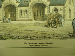 City Hay-scales , Munich, Bavaria, EUR, 1904, Hartwig Eggers