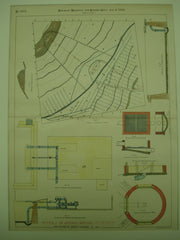 Details of Sewage Disposal , Wayne, PA, 1892, George E. Waring, Jr.