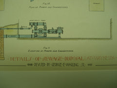Details of Sewage Disposal , Wayne, PA, 1892, George E. Waring, Jr.