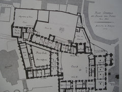 Palace of The Popes, Avignon, France, EUR, 1903, Restorations Suggested by M. Nodet