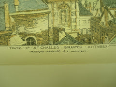 Tower of St. Charles Borromeo , Antwerp, Belgium, EUR, 1888, Francois Aguillon, SJ
