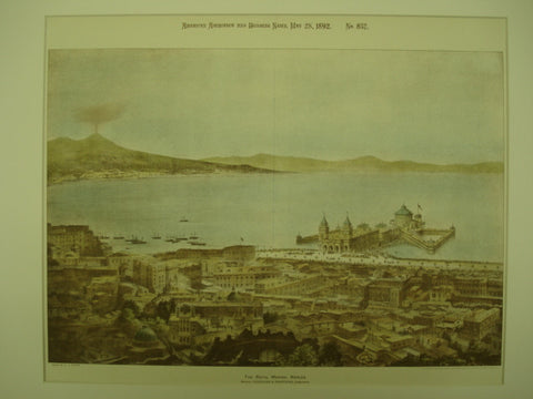 Royal Marina , Naples, Italy, EUR, 1892, Messrs. Cozzolino & Prestipino [Engineers]