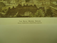 Royal Marina , Naples, Italy, EUR, 1892, Messrs. Cozzolino & Prestipino [Engineers]
