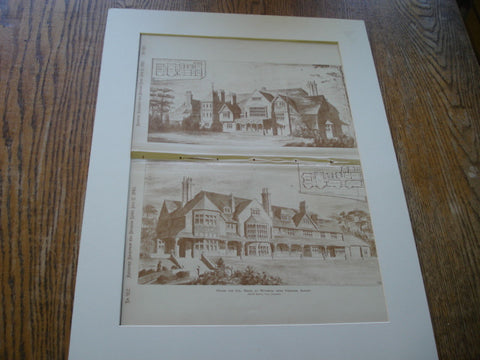 House for Col. Davis, Witmead, Near Farnham, Surrey, England, UK, 1893, Ralph Nevill, F.S.A
