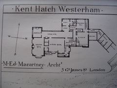 Kent Hatch , Westerham, England, UK, 1882, M. Ed. Maccartney