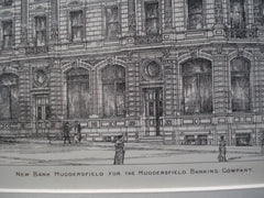 New Bank Huddersfield for the Huddersfield Banking Company , Huddersfield, England, UK, 1882, Edward Hughes