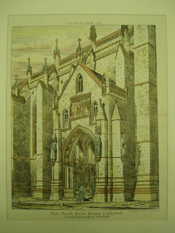 New North Porch of the Bristol Cathedral , Bristol, England, UK, 1883, George Edmund Street
