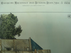 Residence of Anton Streit, Esq., Cincinnati, OH, 1885, E. Anderson