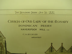 Church of Our Lady of the Rosary , Haverstock Hill, London, UK, 1881, C. A. Buckler