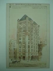 Office Building , Minneapolis, MN, 1888, L. S. Buffington