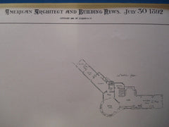 House for R.L. Stevens , Bernardsville, NJ, 1892, Charles Edwards