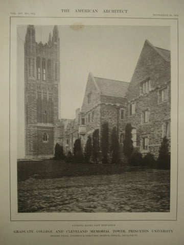 Graduate College and Cleveland Memorial Tower at Princeton University , Princeton, NJ, 1913, Cram, Goodhue & Ferguson