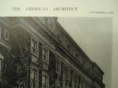Administration Building of the Montefiore Home , Bronx, NY, 1913, Arnold W. Brunner and Buchman & Fox