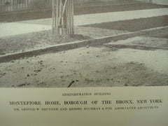 Administration Building of the Montefiore Home , Bronx, NY, 1913, Arnold W. Brunner and Buchman & Fox